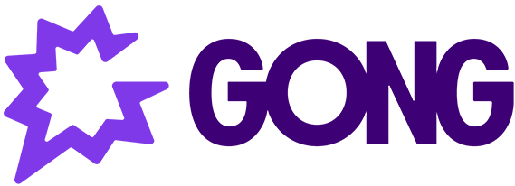 营销副总裁，Gong logo