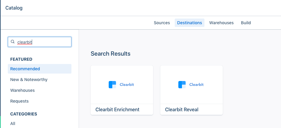 Connect Clearbit and Segment