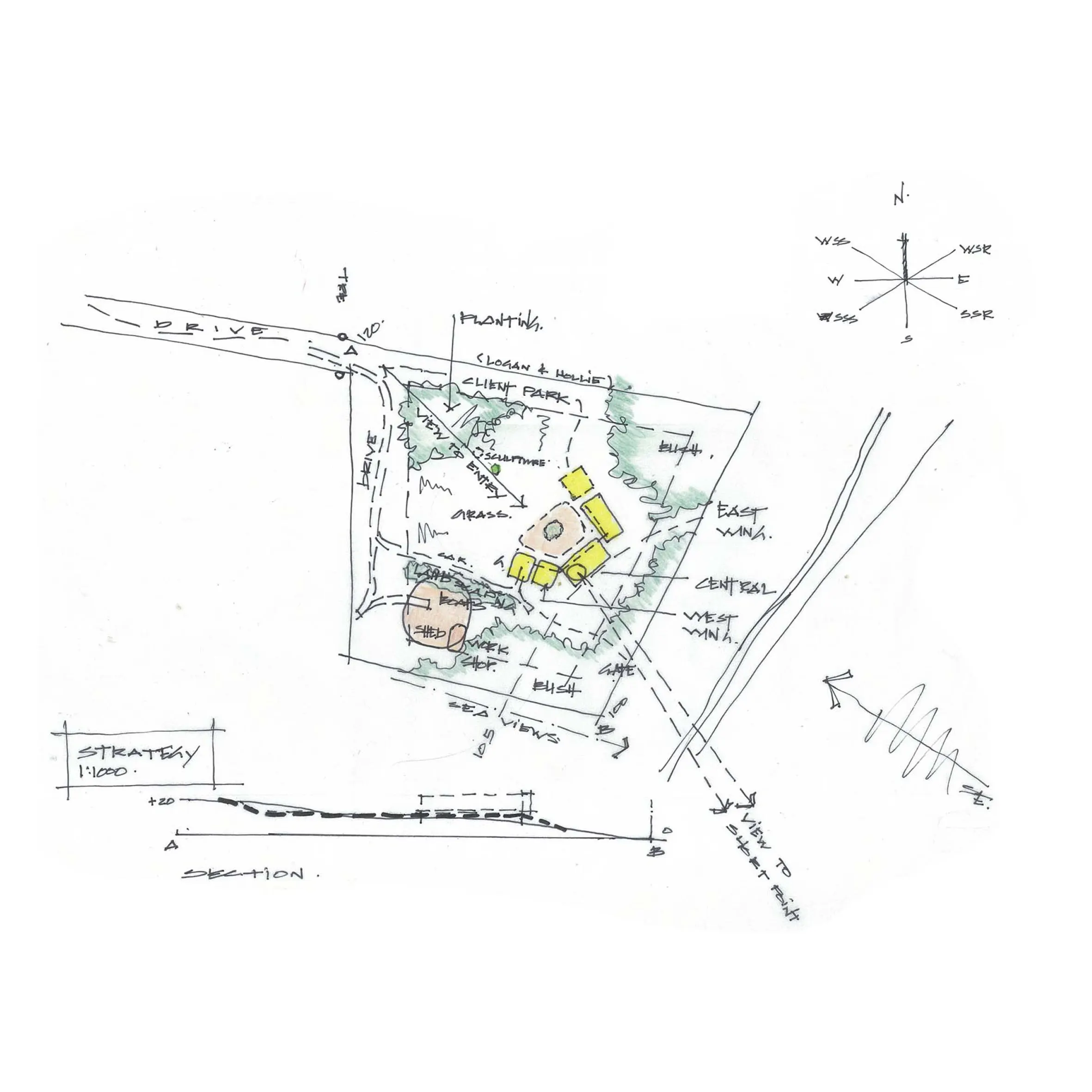 Merimbula House Site Plan