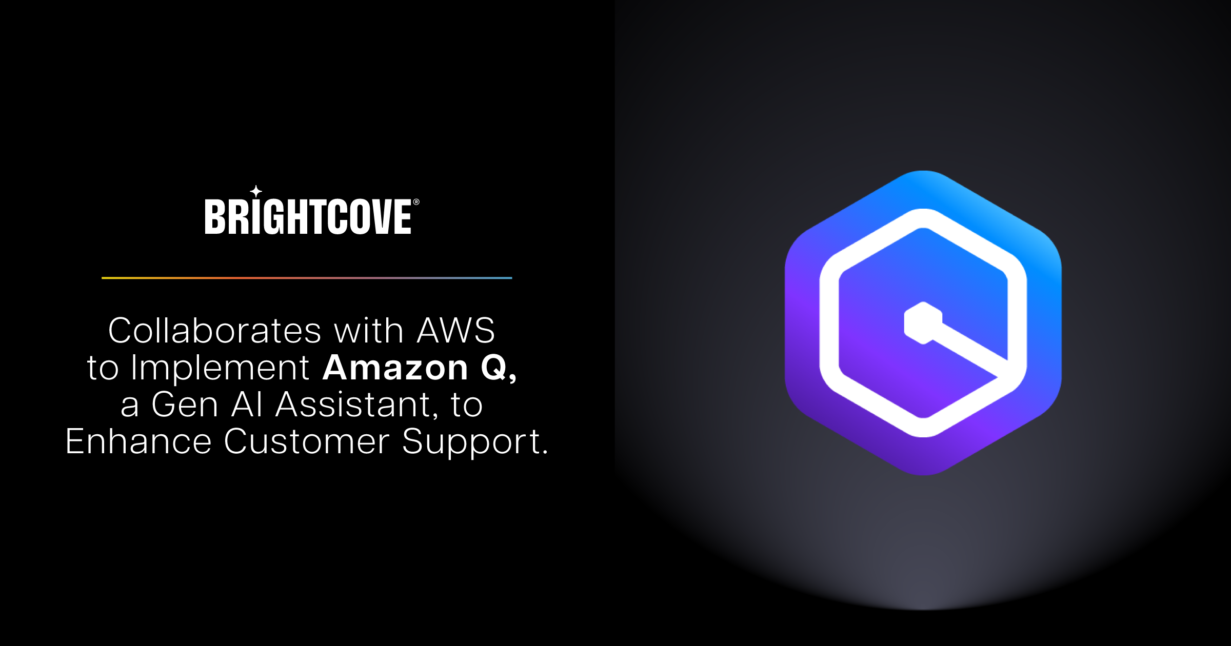 Brightcove Implements Amazon Q