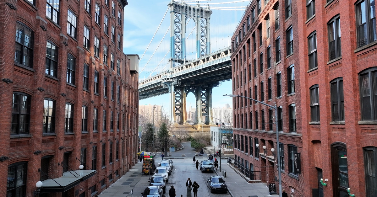 The Brooklyn Bridge is one of New York City’s most famous landmarks and one of the oldest suspension bridges in the United States.