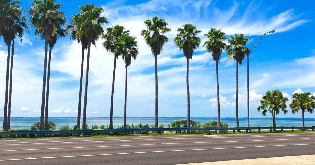 <figcaption class="wp-element-caption">Courtney Campbell Causeway at Tampa, Florida. <em>Image credit: TriggerPhoto/iStock</em></figcaption>