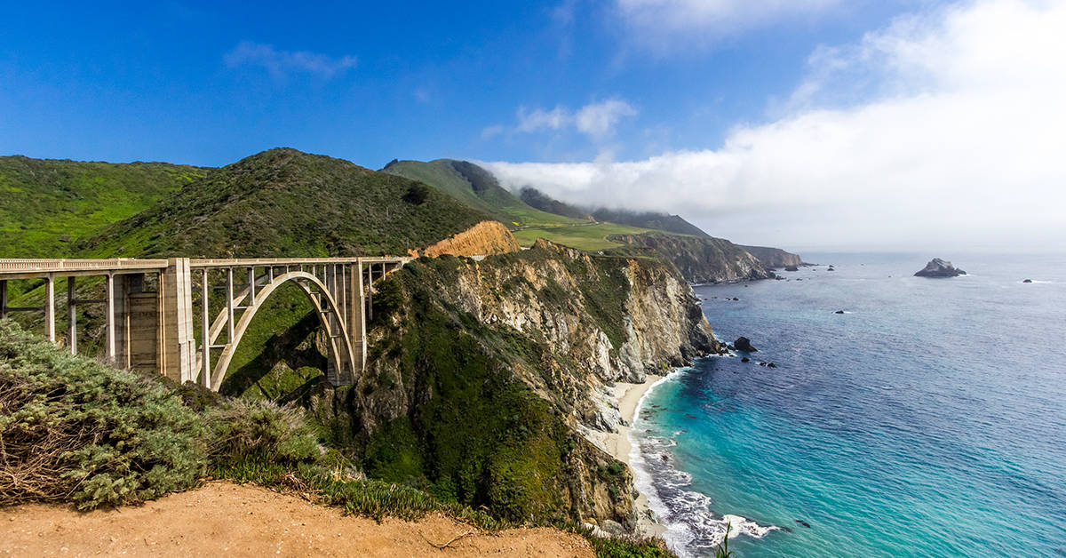 <figcaption>Driving along the Californian coastline is the perfect way to spend the day. <em>Image credit: Spondylolithesis/iStock</em></figcaption>