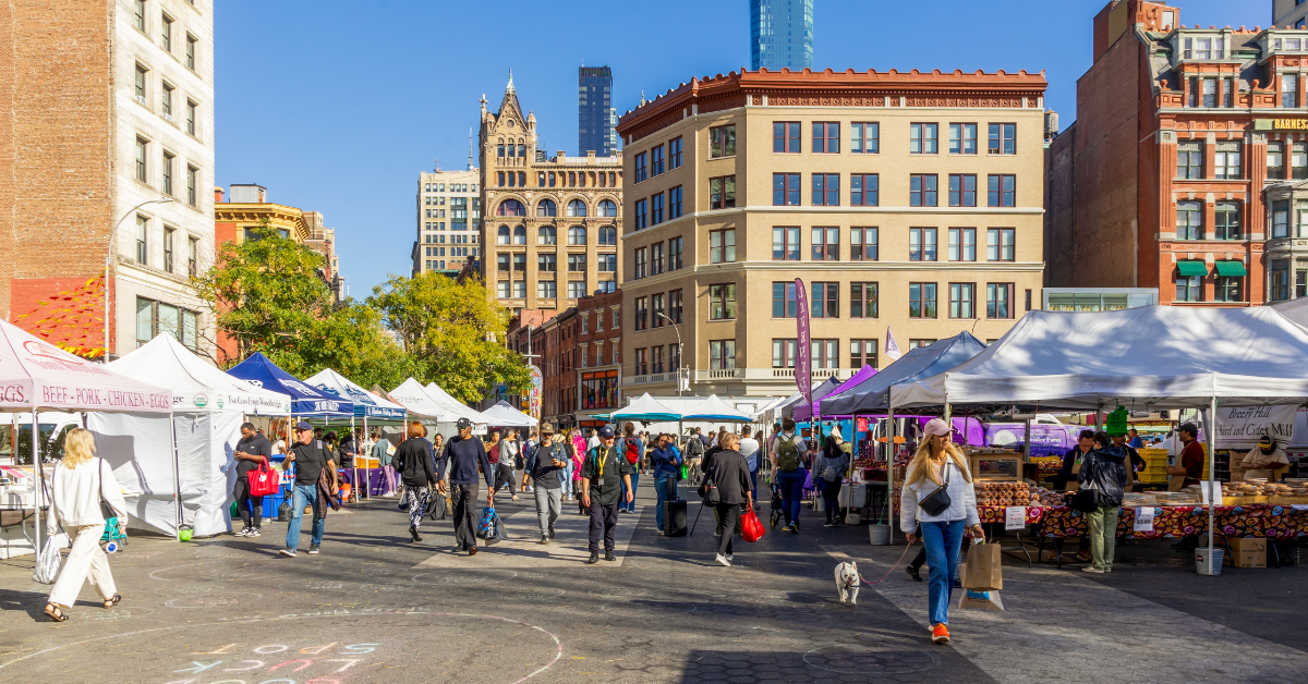 The Union Square Greenmarket is one of New York City’s most famous farmers’ markets, held in Union Square Park in Manhattan.