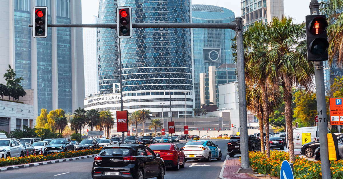Rush hour in Dubai is slow-moving traffic on Sheikh Zayed Road from Trade Centre to Marina.