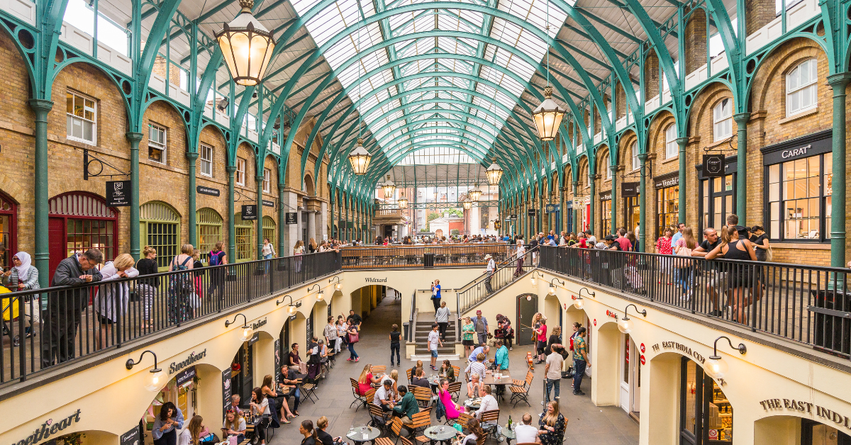 Covent Garden is a district in London’s West End, best known for its historic covered market and lively atmosphere.