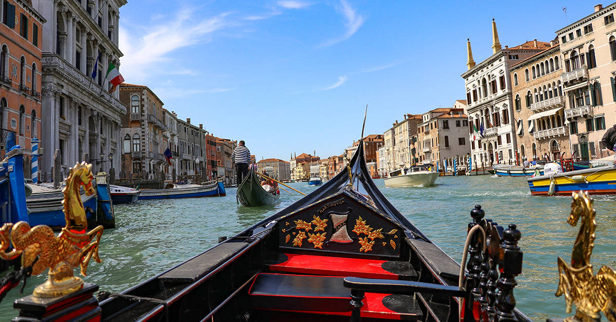 <figcaption>Admire Venice's architecture from the water. Image credit: Avid Photographer/iStock</figcaption>
