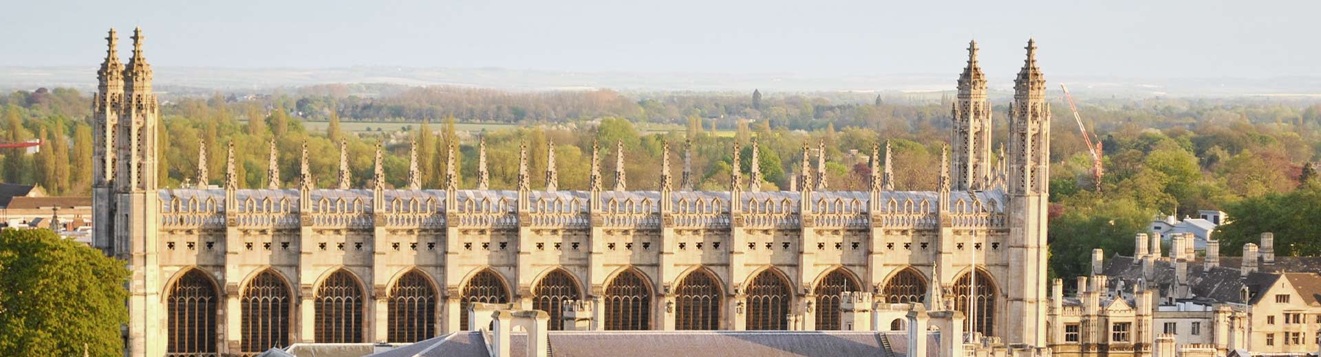 Stunning Cambridge University on a beautiful sunny day. 