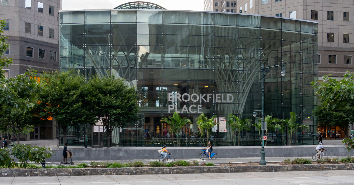 Brookfield Place is a large office and shopping complex in Battery Park City, Lower Manhattan, New York City.
