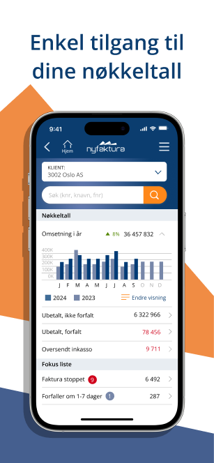 Nyfaktura for iOS og android