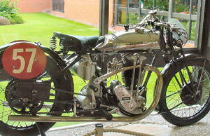 Image of 1927 Triumph TT Racer motorbike