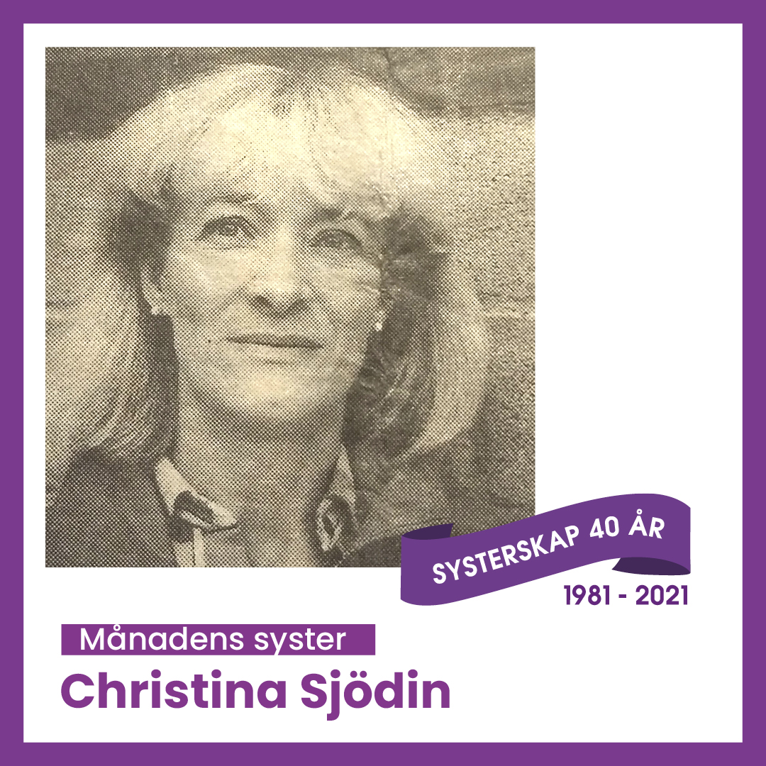 Månadens syster - Christina Sjödin