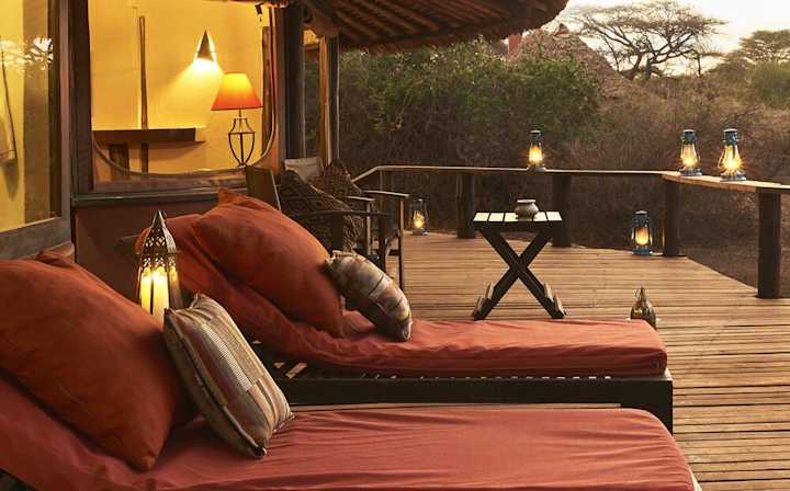 Lounge on the deck
