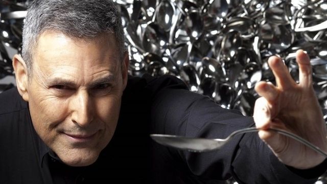 The Magician Uri Geller: bending spoons is his power. Image credit: David Parry/PA Wire.