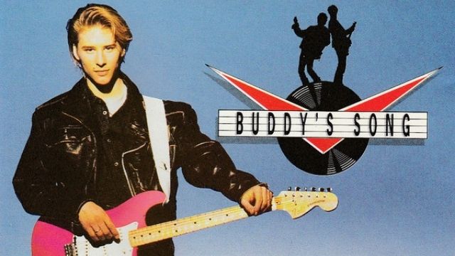 Chesney Hawkes on the poster for Buddy's Song (Image Credit: Discogs)