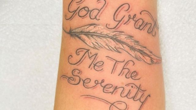 Michelle Heaton's new tattoo. Image credit: Michelle Heaton/Instagram.