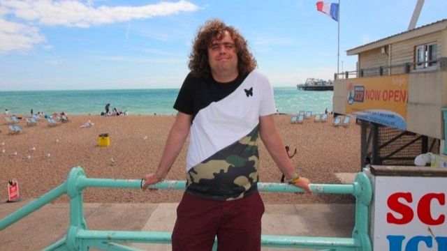 Danny in his hometown Brighton. Image credit: Daisy Dickinson Films.