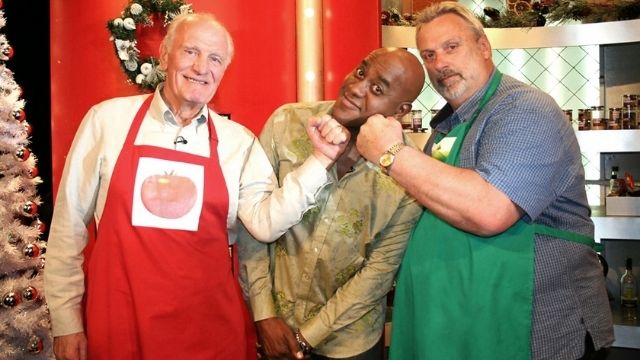 Capes in the kitchen. Image credit: BBC Two.
