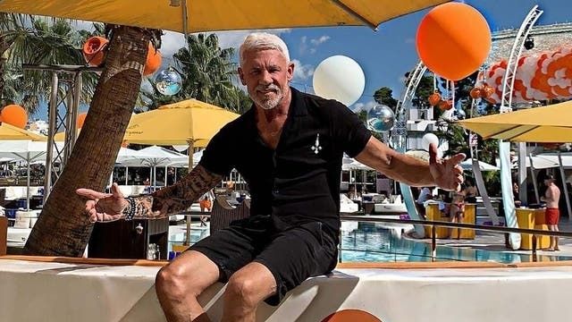 Wayne at his lavish beach club O Beach Ibiza (Image credit: Wayne Lineker/Instagram)