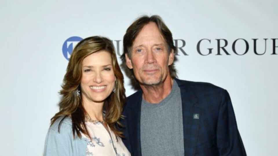 In 1998 Kevin married actress Sam Jenkins after the pair met on the set of 'Hercules' (Image credit: Mike Coppola/Getty Images)