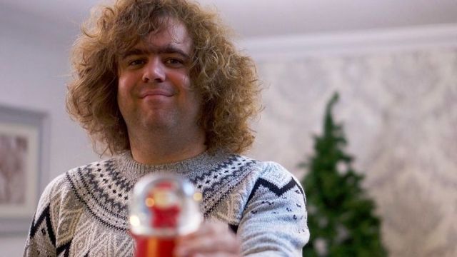 Daniel's Christmas jingle is a smash-hit. Image credit: Channel 4.