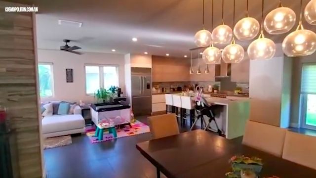 Maya gives a tour of her stunning home in Miami. Image credit: Cosmopolitan UK.