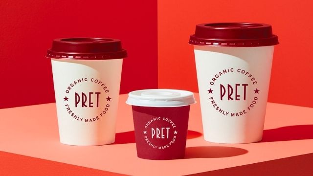 Coffee is the secret to a happy life... Image credit: Pret.