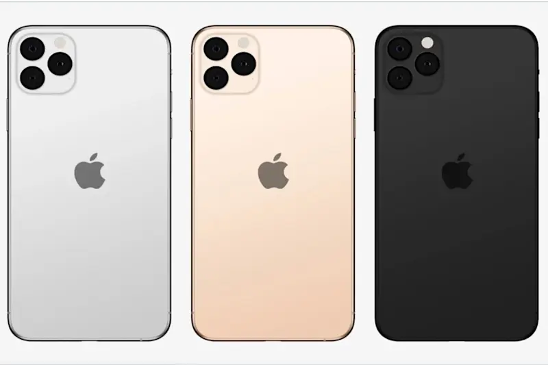 Photo de 3 i Phone de couleur differentes