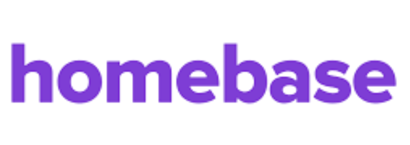 Homebase written in purple on a white background
