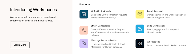 Table of features