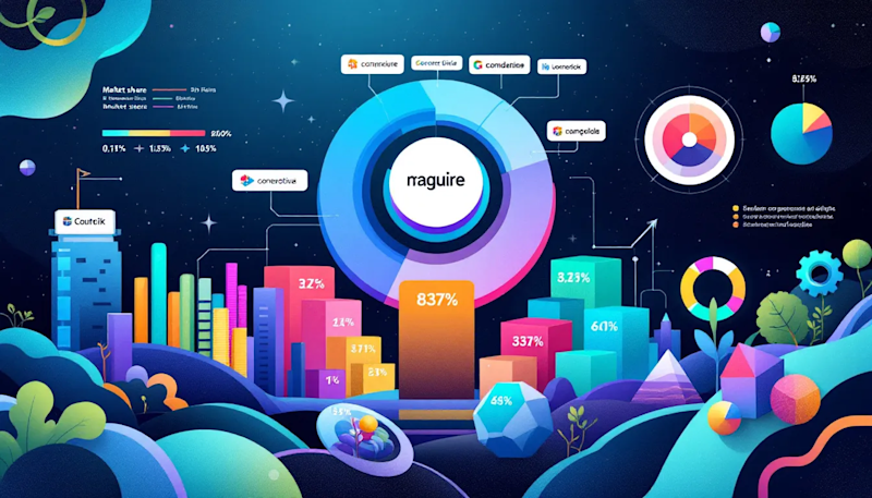 Illustration showing a whole bunch of diagrams, graphs, etc.