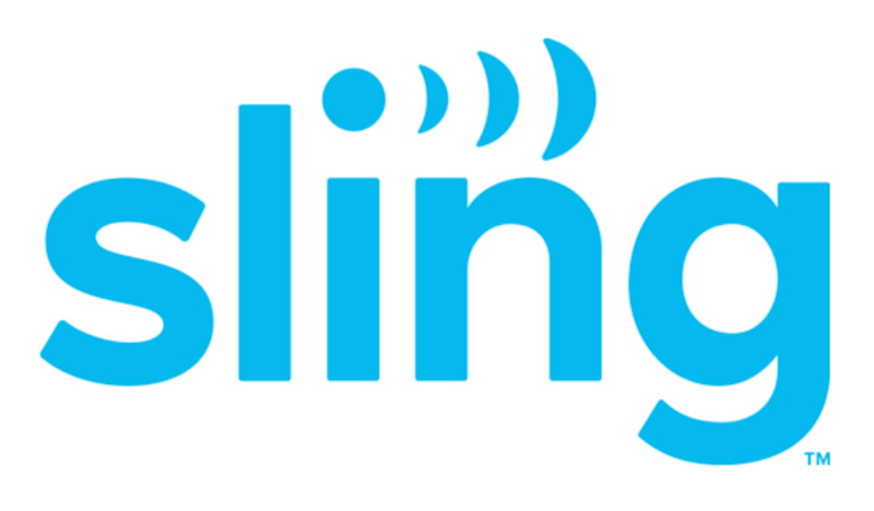 Sling written in light blue on a white background