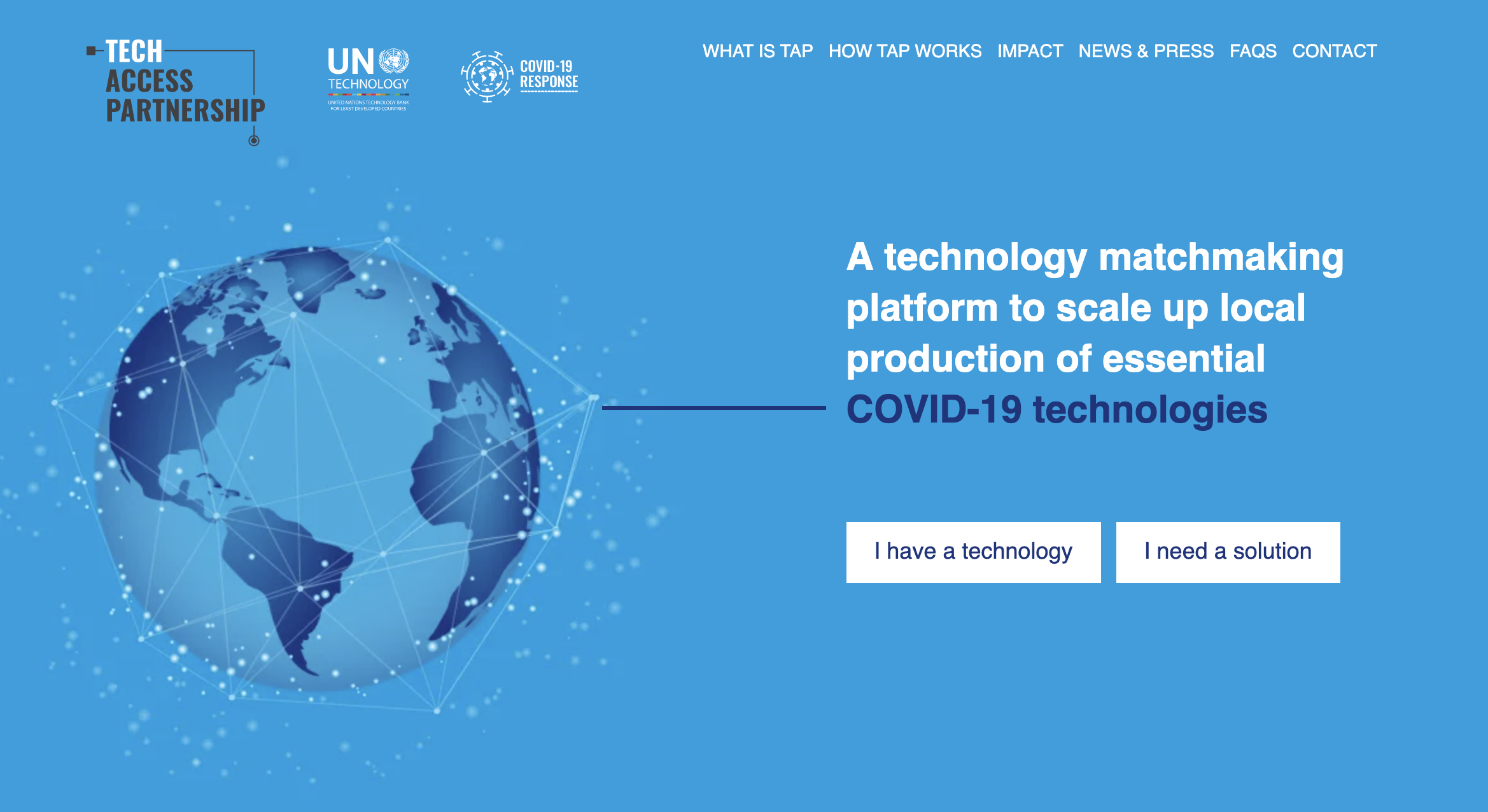 Technology Access Partnership thanks Aerolab for support with improved website Technology Access Partnership thanks Aerolab for support with improved website