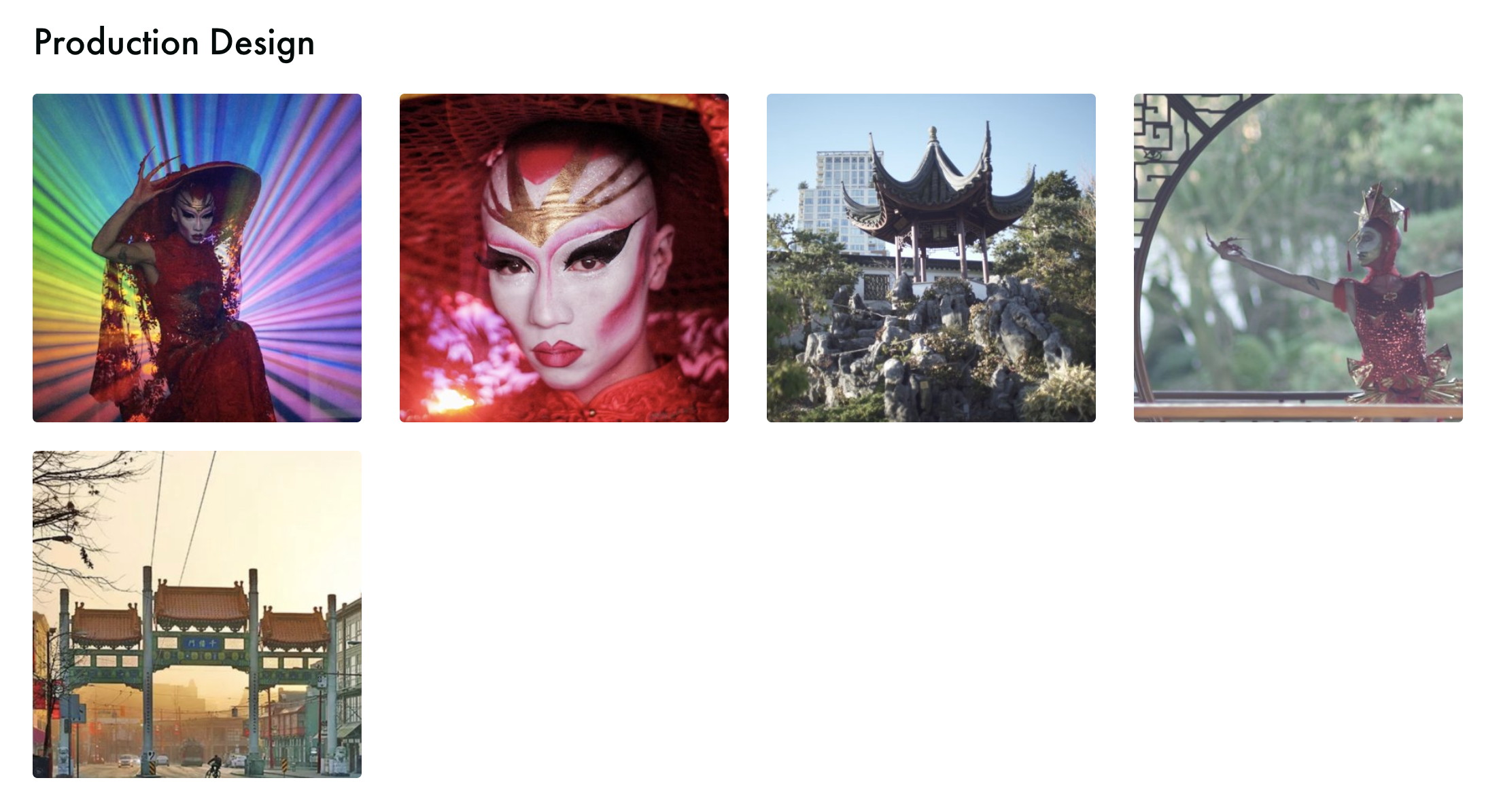 Yellow Peril: Queer Destiny's project page production design and visual style.