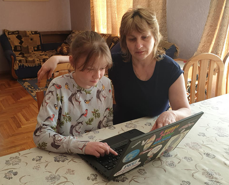 Mother and daughter