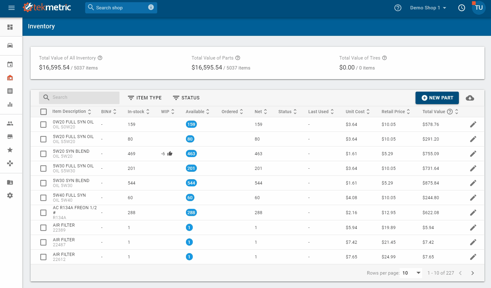 Tekmetric Update Version 2.32