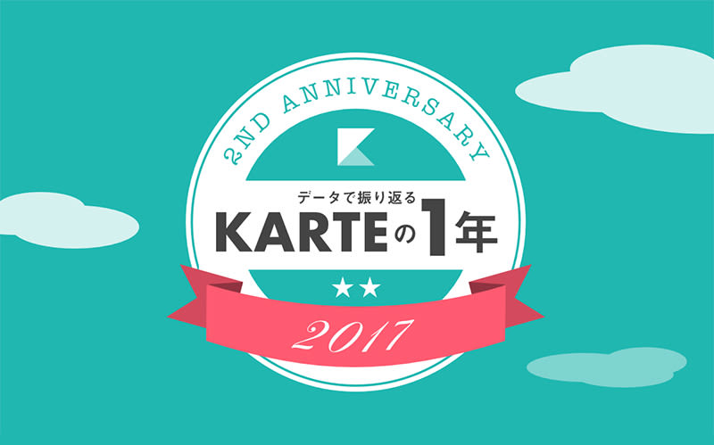 インフォグラフィック「データで振り返るKARTEの1年」を公開しました