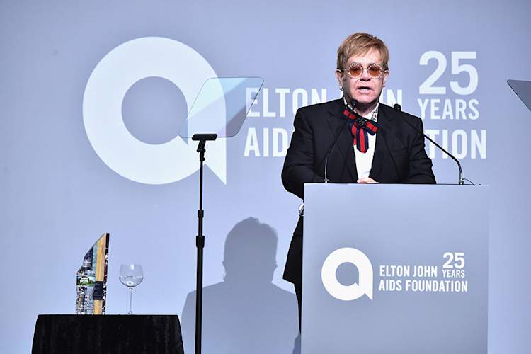 Elton John AIDS Foundation Commemorates its 25th Year and honors Founder Sir Elton John