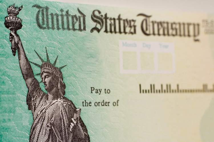 Blank Government Check