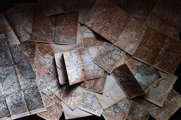 many maps overlapping