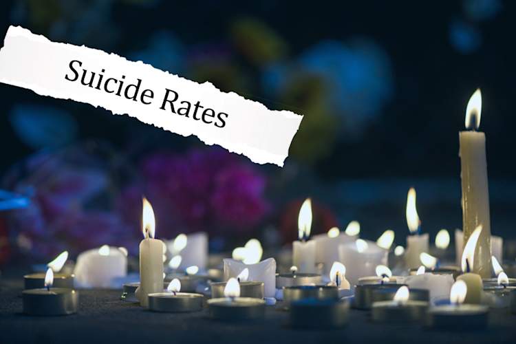 Suicide Rates photo illo