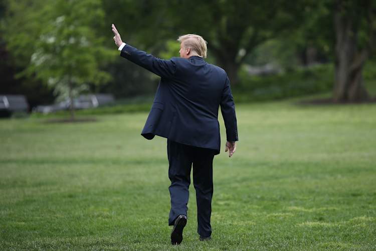 Trump goodbye