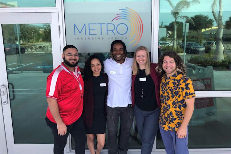 Robert Marquez Keonna Gilmore Precshard Williams Rebecca Nessen Tommy Wright credit Metro Inclusive Health