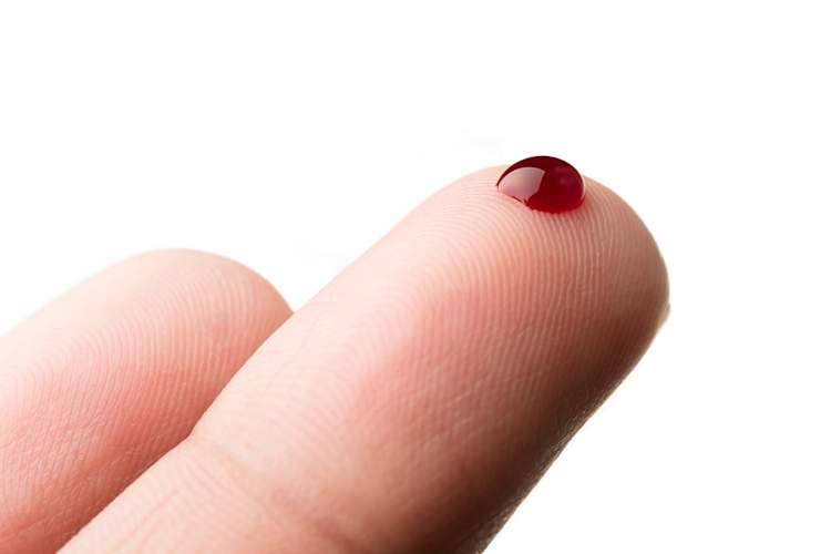 droplet of blood