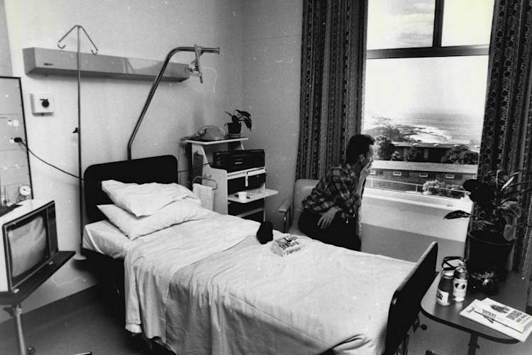 AIDS hospital bed