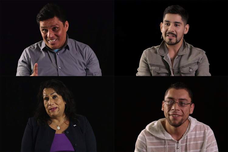 Daniel Garza, Alex Aldana, Karla Thalia Flores, Yael Rodriguez