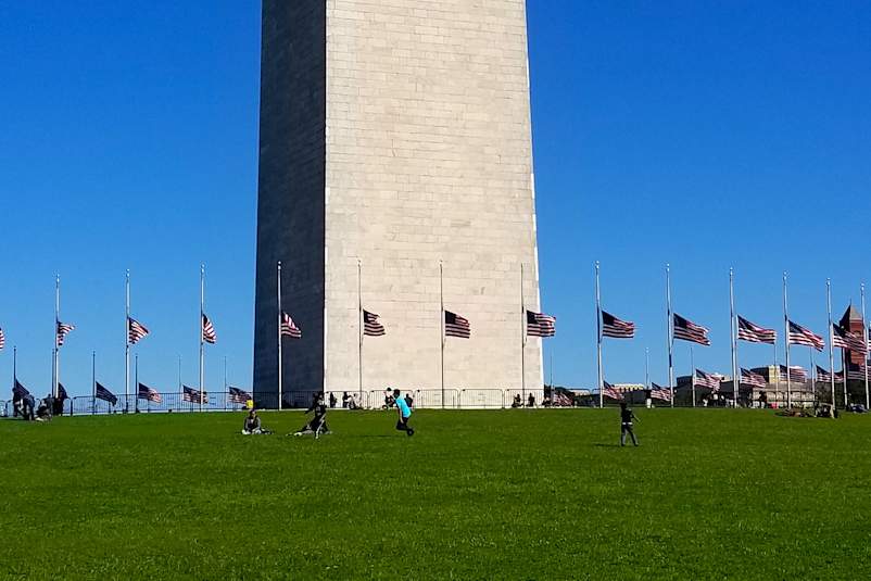 half mast for rbg at washington monument_edit