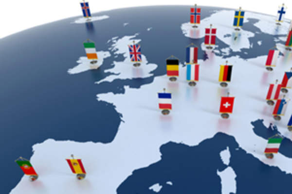 A rendering of Europe