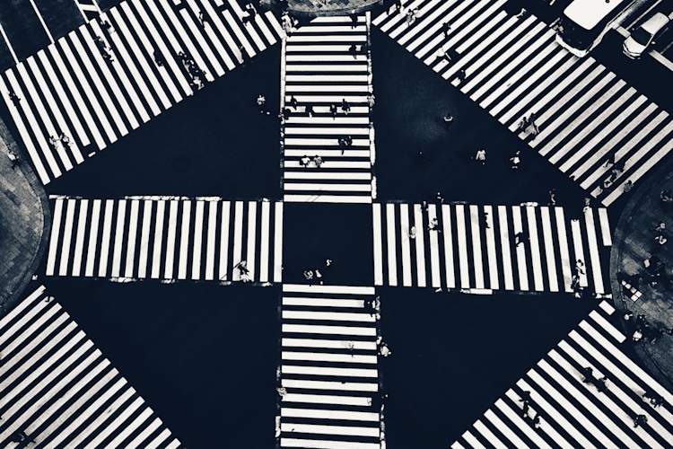 positive crosswalk