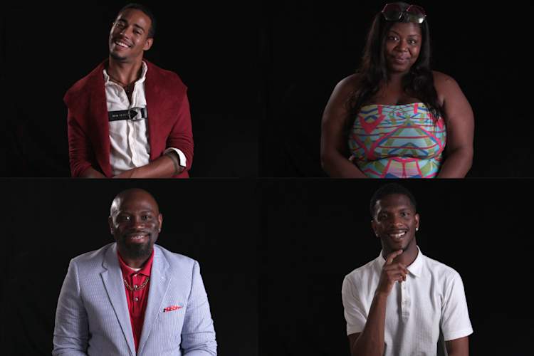 Clockwise from top left: Tyler Hurt, Wanona Thomas, Marvin Anderson, Malik Yusef
